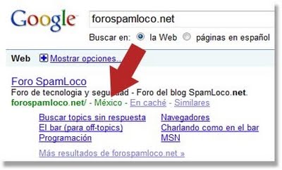 forospamloco google