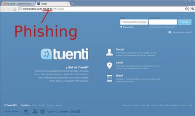 phishing-tuenti