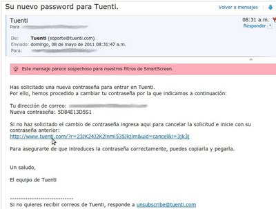 correo-phishing-tuenti