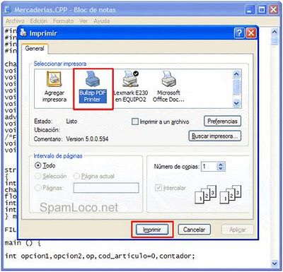 convertir a pdf en windows