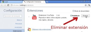 eliminar-extension-youtube