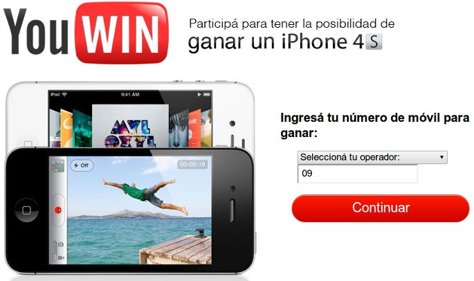 youwin solicita numero para suscripcion