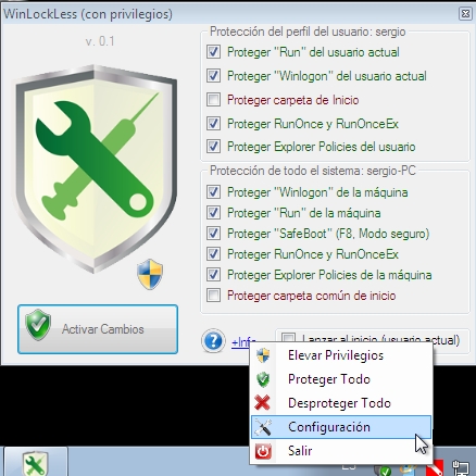 WinLockLess programa protege inicio de windows