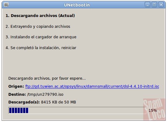 descarga en unetbootin