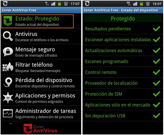 Zoner AntiVirus Free android