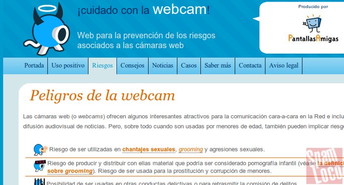 cuidado con la webcam seguridad