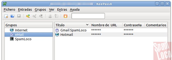 KeePassX gestor de contraseñas