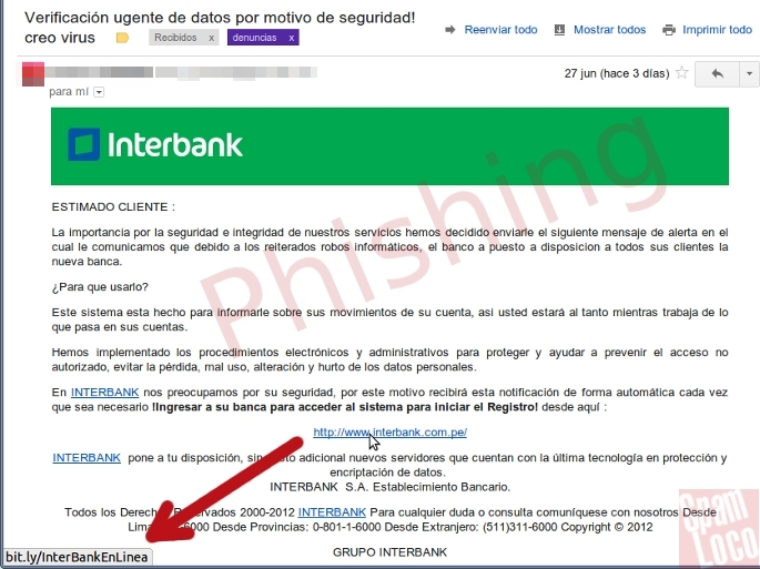 phishing interbank de peru