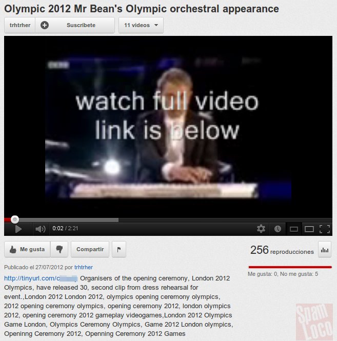 video falso ceremonia olimpiadas