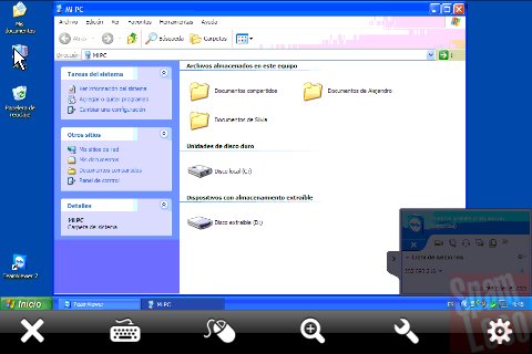 xp controlado desde el movil con teamviwer