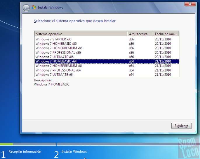 asistente de instalacion windows 7 todas las versiones