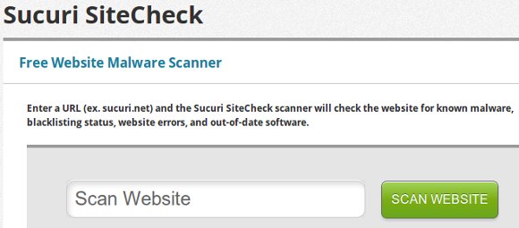 Sucuri SiteCheck scanner gratuito