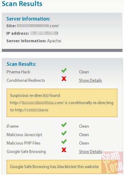 resultados Sparktrust scanner web