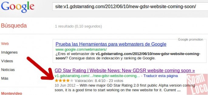 estrellas en google con plugin wordpress