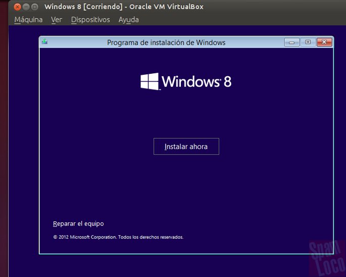 windows 8 instalacion