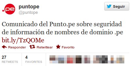 comunicado twitter puntope