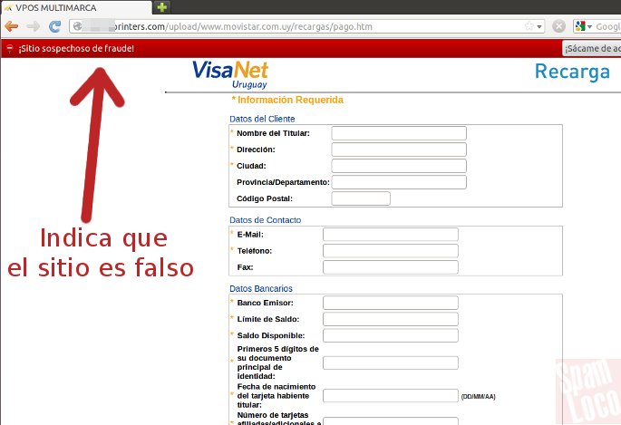 phishing movistar solicitud de datos