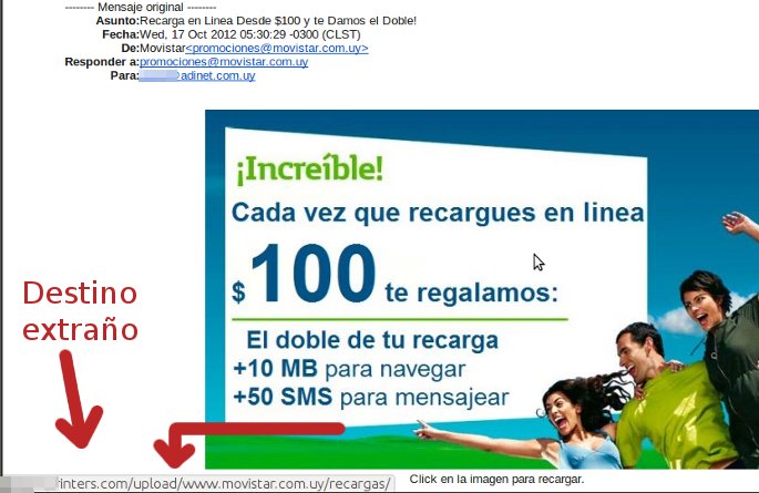 phishing movistar uruguay