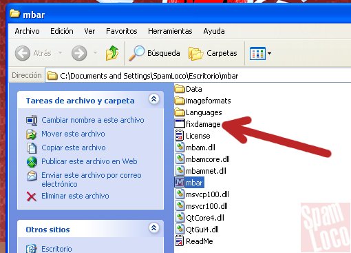 fixdamage para reparar servicios del sistema