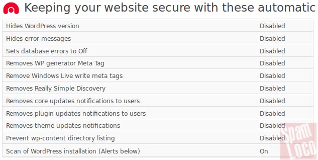 plugin WebsiteDefender WordPress Security