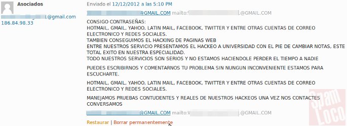 comentario hacker asociados