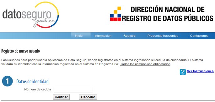 portal dato seguro de ecuador