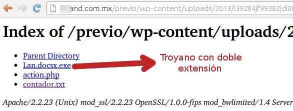 troyano en servidor vulnerado