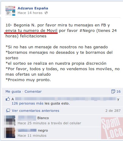 supeusto ganador concurso falso en facebook