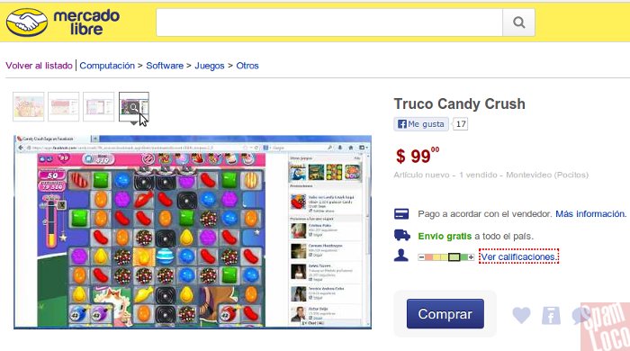 trucos para candy crush en mercado libre