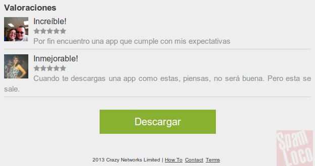 comentarios falsos en google play falso