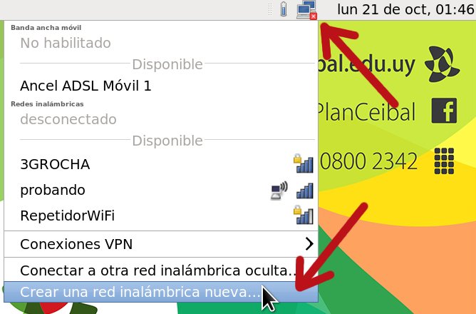 crear red wifi en genome