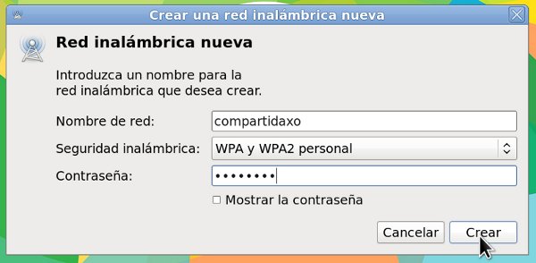 creando nueva red wifi en xo