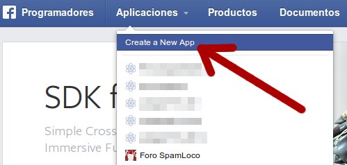 crear aplicación en facebook