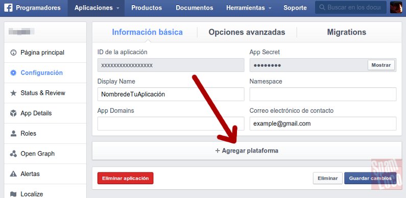 configurarion aplicacion para moderar comentarios en facebook