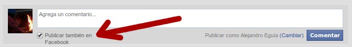 comentarios de facebook se publican en el muro