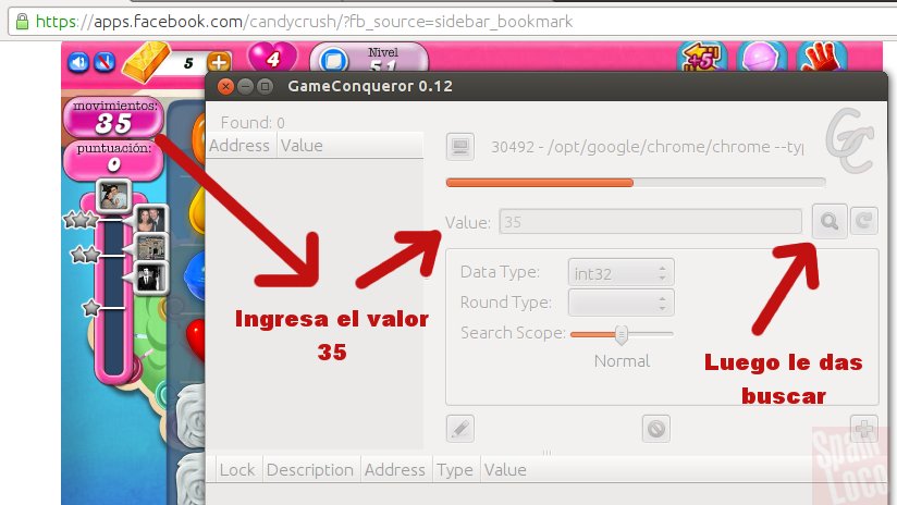 movimientos infinitos candy crush en ubuntu