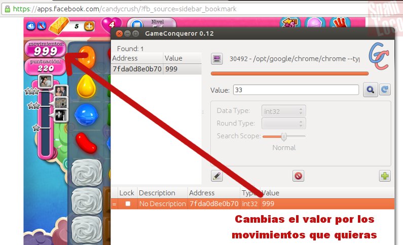 modificando movimientos en candy crush