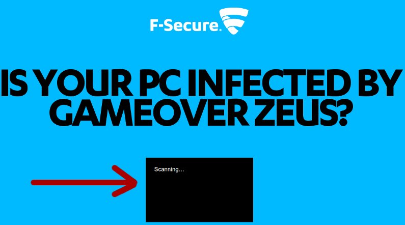 scan botnet gameover zeus