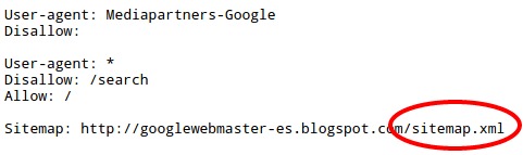nuevo robots txtx de blogger