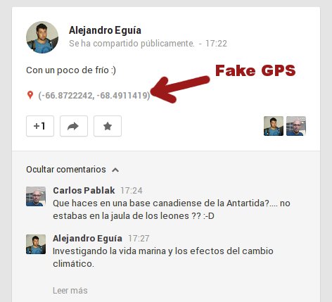 ubicacion falsa gps en android