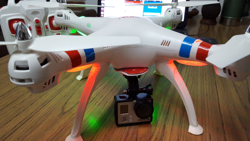 drone barato con go pro