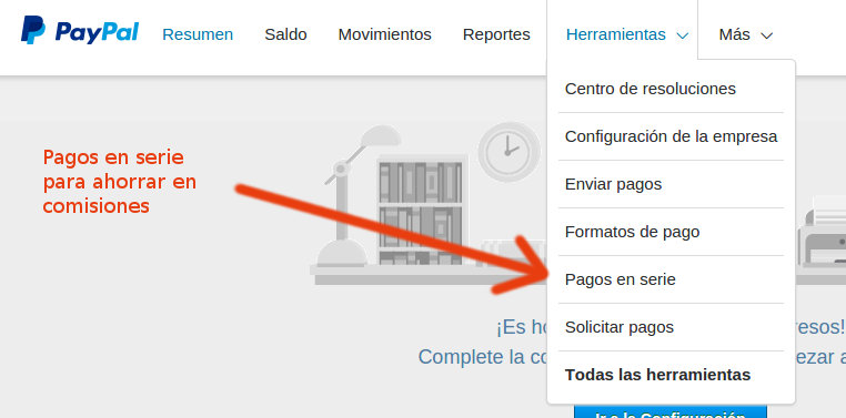 pagos en serie en el nuevo diseño de paypal