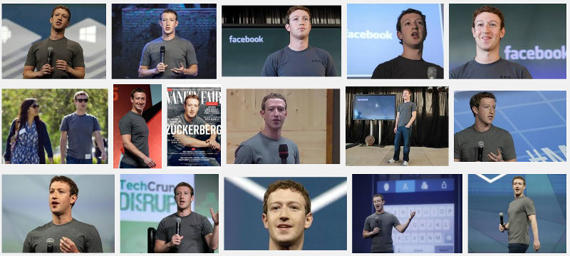 zuckerberg remera gris