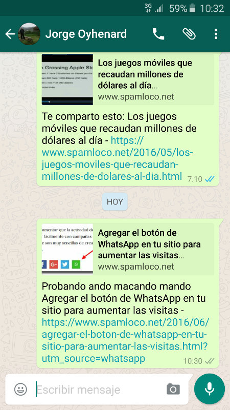 whatsapp boton de compartir