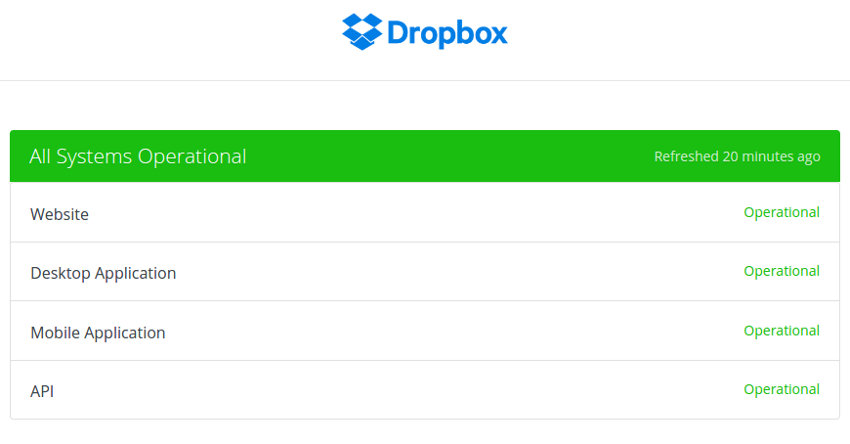 status dropbox